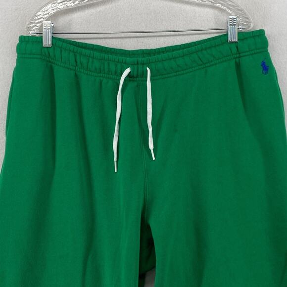POLO RALPH LAUREN Pants Womens 2XL Fleece Athletic Jogger Sweat Drawstring Green - Picture 5 of 16